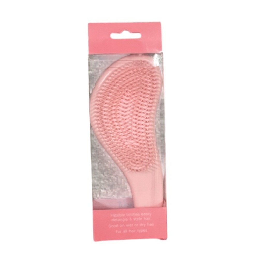 Brush It Pro‎ Detangler Brush Kids OS Pink Floral New Rose Butterfly Hairbrush